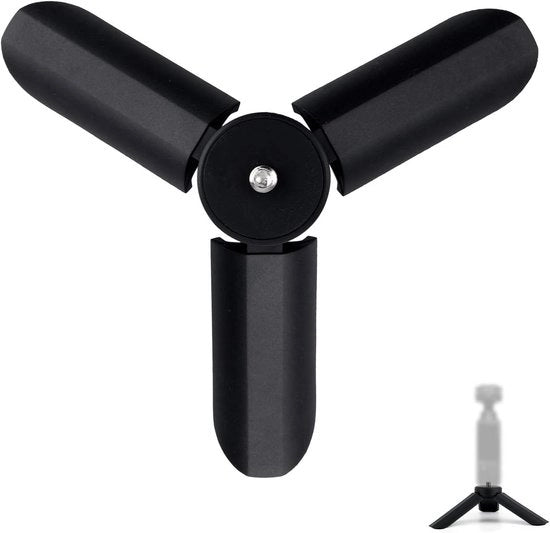 Mini-Stativo per Osmo Pocket: Supporto Portatile con Grip Leggero per Selfiestick con Montaggio su Tavolo - Nero