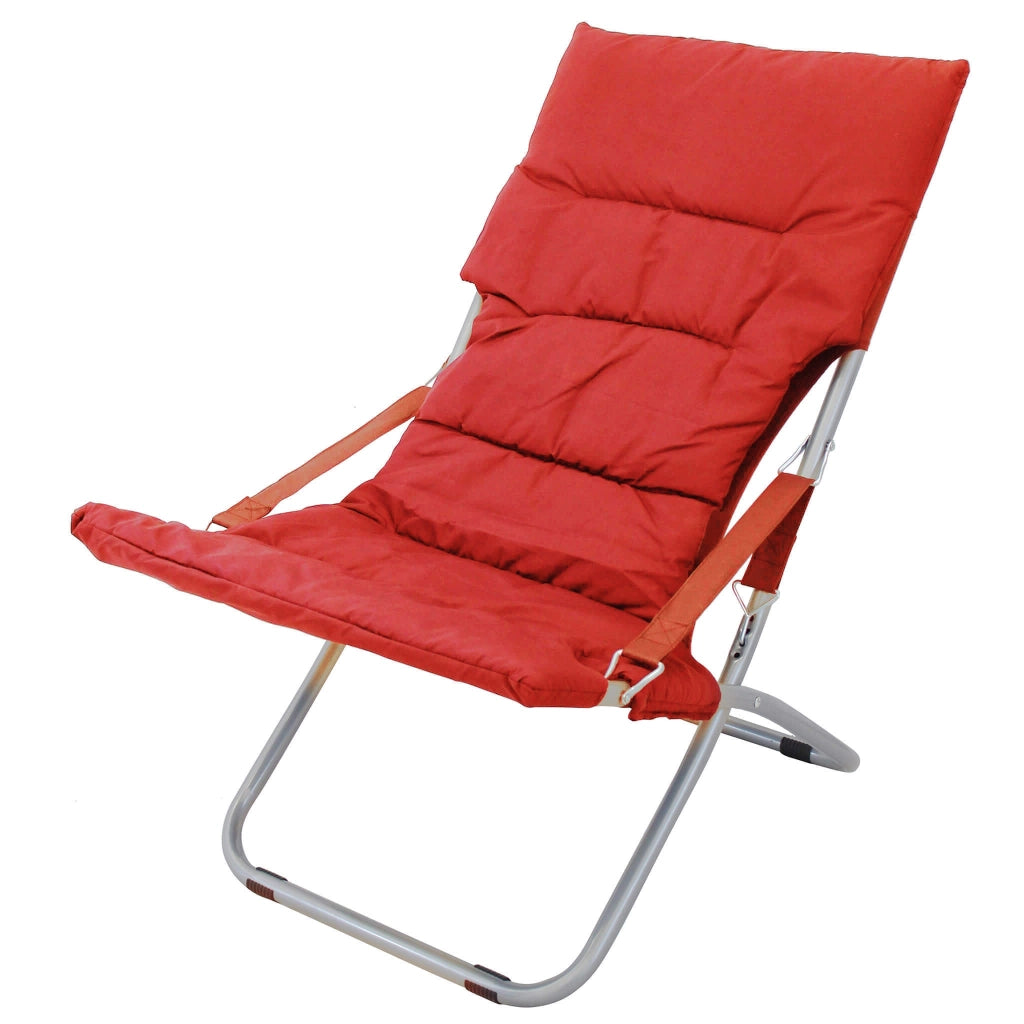 Sdraio mare prendisole Pieghevole  in Acciaio PVC cm 65x80x96 - CANA