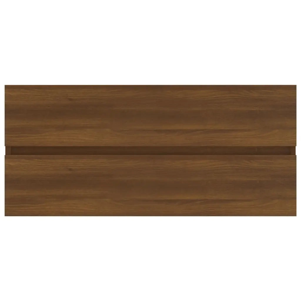 Mobile Lavabo Rovere Marrone 100x38,5x45 cm Legno Multistrato 815659