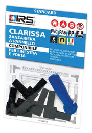 1pz zanzariera irs clarissa bl 4 angoli + rotella cod:ferx.33141