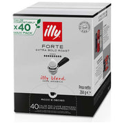 Illy Forte Cialde caffè Tostatura scura 40 pz