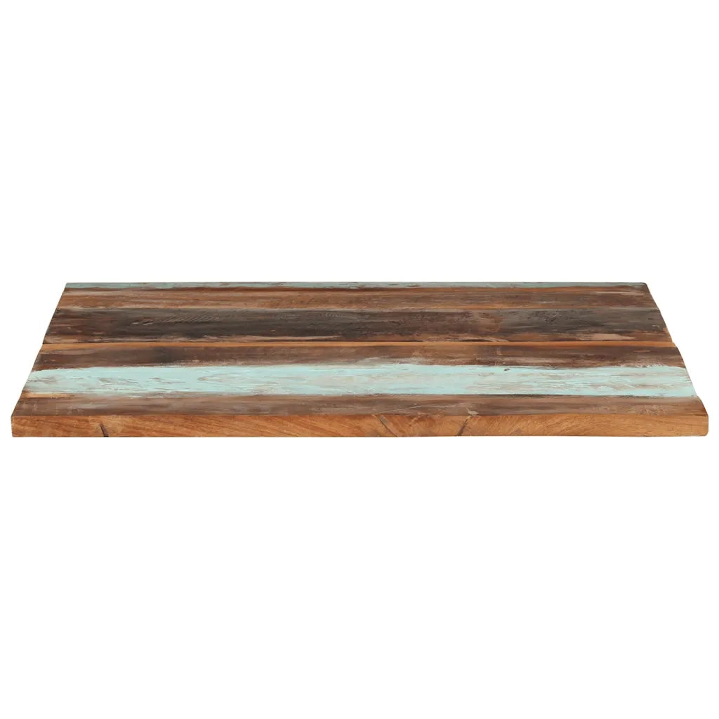 Piano Tavolo | Superficie Tavolo | Piano Scrivania Quadrato 80x80 cm 25-27 mm in Legno di Recupero