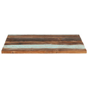 Piano Tavolo | Superficie Tavolo | Piano Scrivania Quadrato 80x80 cm 25-27 mm in Legno di Recupero