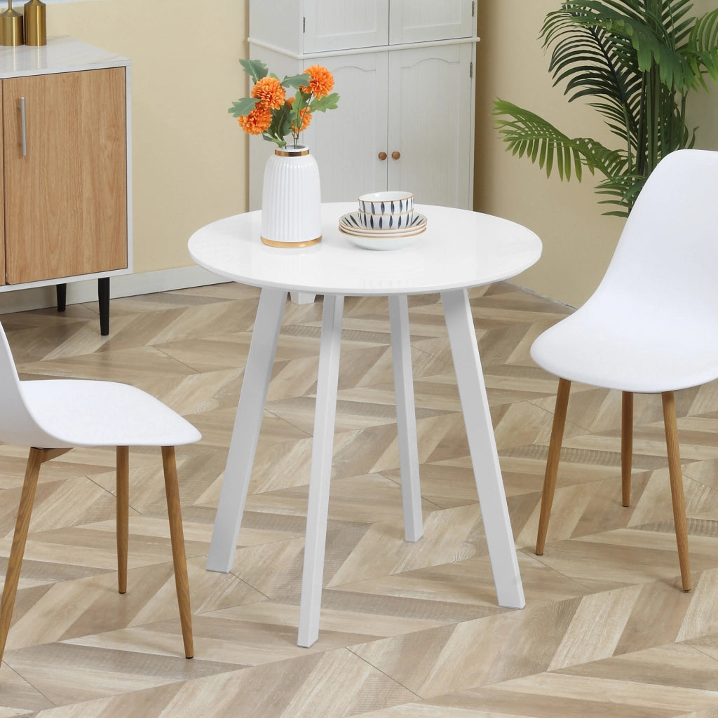 Tavolo da pranzo per 2 persone ¨C zephmum ¨C bianco 72x72x75 cm