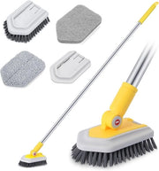 Spazzola per doccia - 3 in 1 Scopa per Bagno - Manubrio estensibile