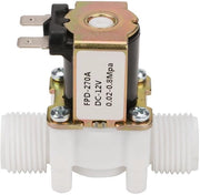 Vitello di Magnete Normale Chiusura - Valvola di Ingresso dell'Acqua - G1/2 - DC12V - 12V-300mA - Isolamento di Classe E - Valvola dell'Acqua