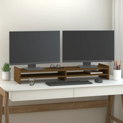Supporto per Monitor Miele 100x27x15 cm Legno Massello di Pino cod mxl 60884