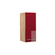 Pensile da cucina Fame-Line Bordeaux lucido/Rovere dorato 30 cm Vicco