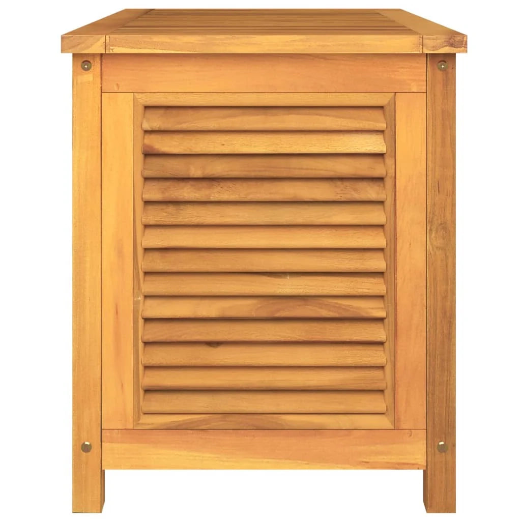 Cassetta portaoggetti e borsa per mobili da giardino 90 x 50 x 58 cm in legno massello di teak 02_0013075