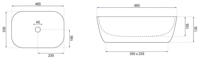 Lavabo Da Appoggio Rea Belinda Warm