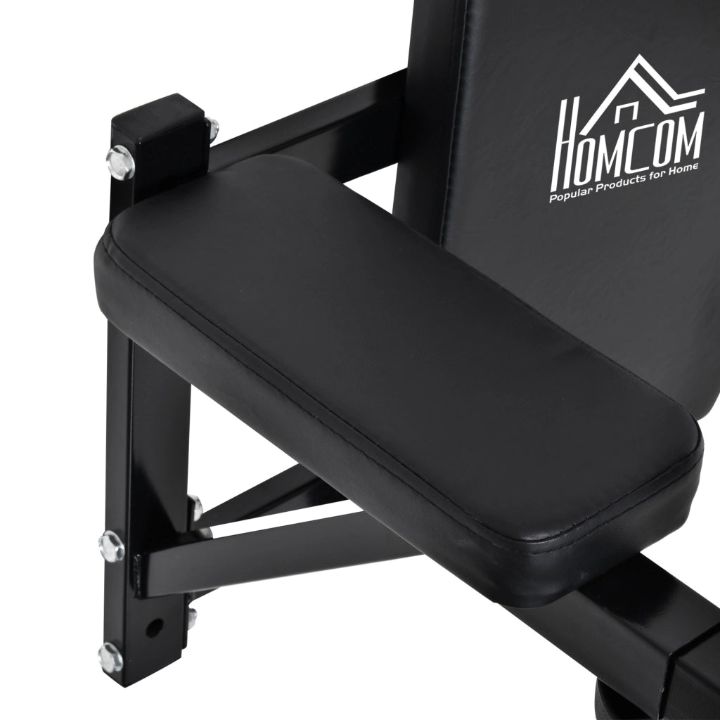 EasyComfort Supporto per Sollevamenti Fissaggio a Parete, Sbarra per Trazioni per Allenamento Muscolari Tubi d'Acciaio, Nero