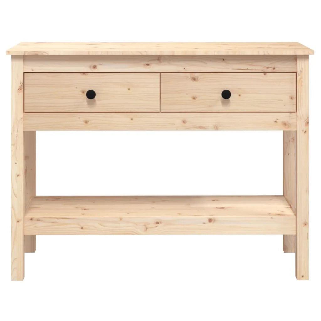 Tavolo Consolle | Tavolo d'Ingresso 100x35x75 cm in Legno Massello di Pino