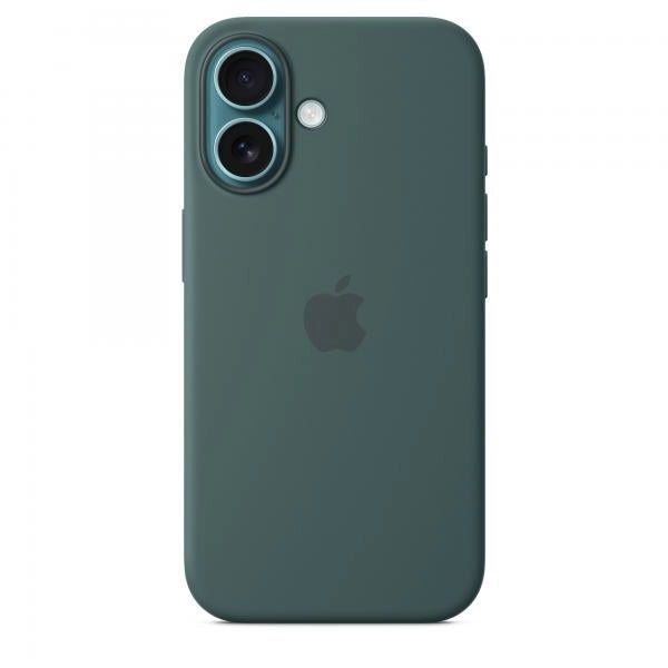 Apple Custodia MagSafe in silicone per iPhone 16 - Verde lago