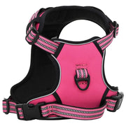 vidaXL Pettorina per Cani con Guinzaglio e Collare Regolabile Rosa L