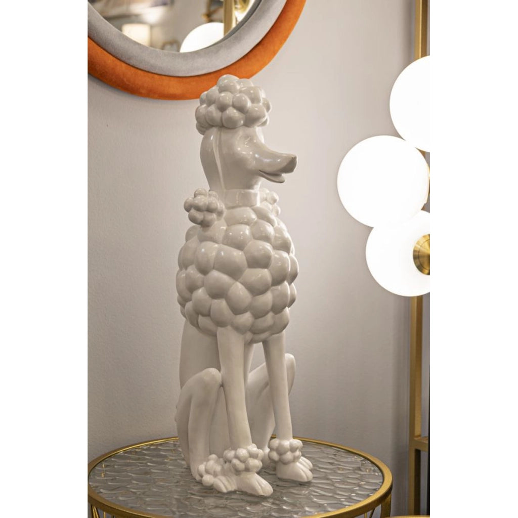 Scultura VKH366, Bianco, Poliresina, 20x26x61 cm