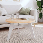 Piano Tavolo Rotondo Ø70x3 cm in Legno Massello di Pino 833667