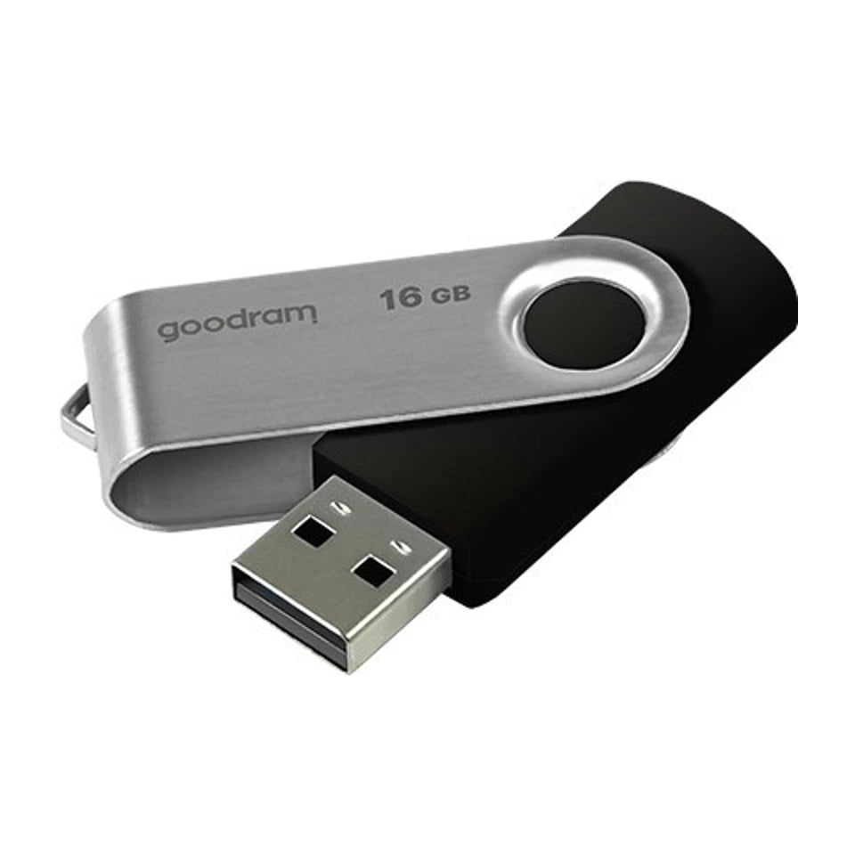 Chiavetta USB Goodram UTS2 da 16 GB USB Tipo-A 2.0 Nero, Argento
