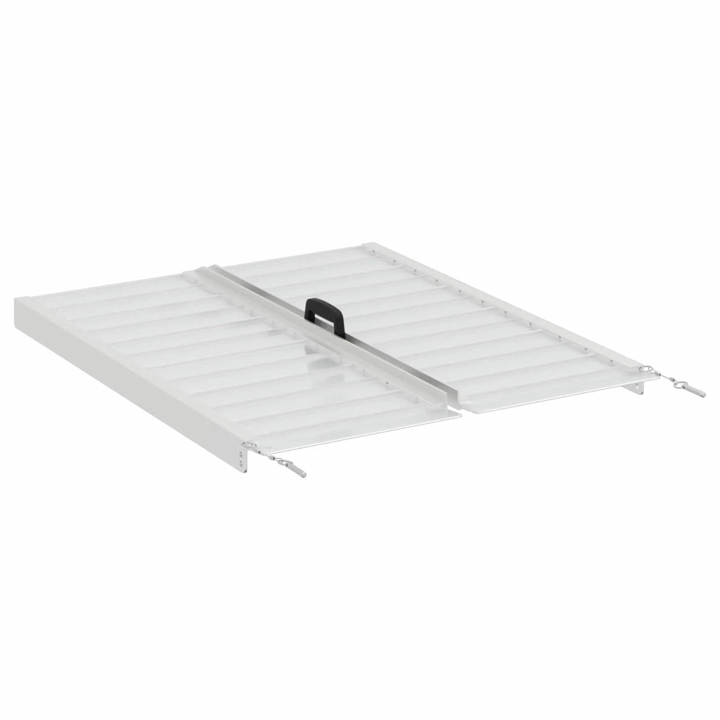 Rampa per sedia a rotelle 270 kg Argento 270 kg Alluminio 42021095