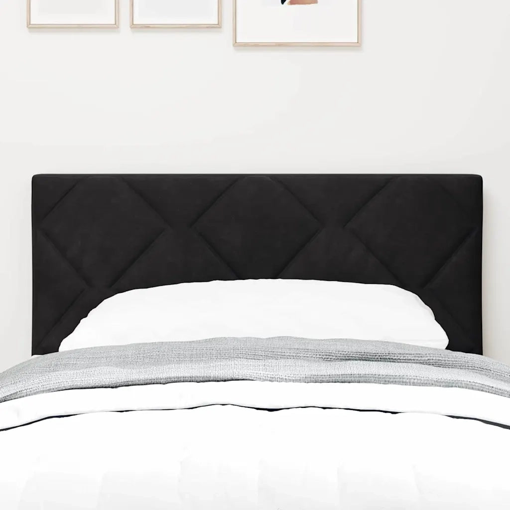 Testiera-Testata-Testiera Decorativa Nero 80 cm Velluto