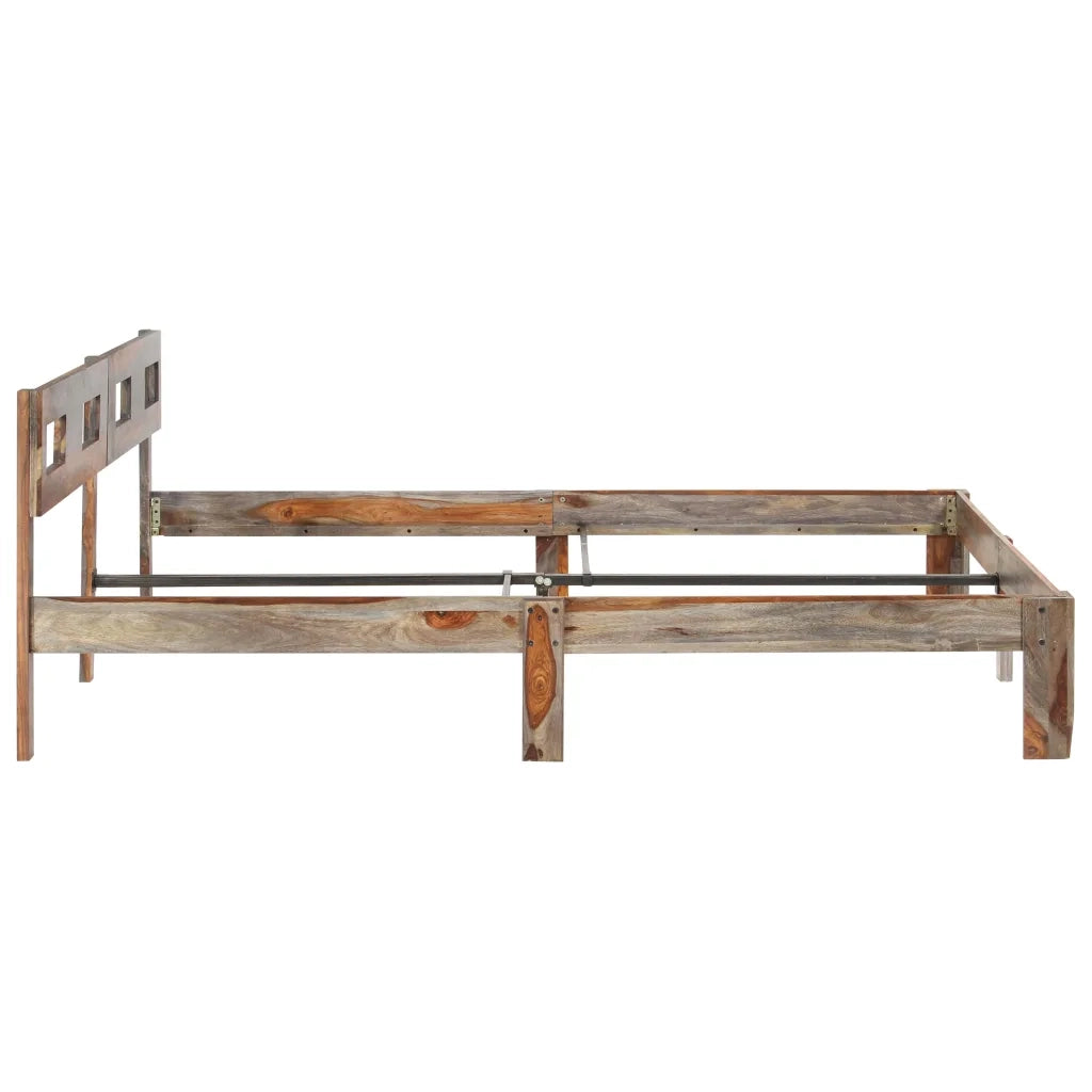 Giroletto senza Materasso in Legno Massello 200x200 cm