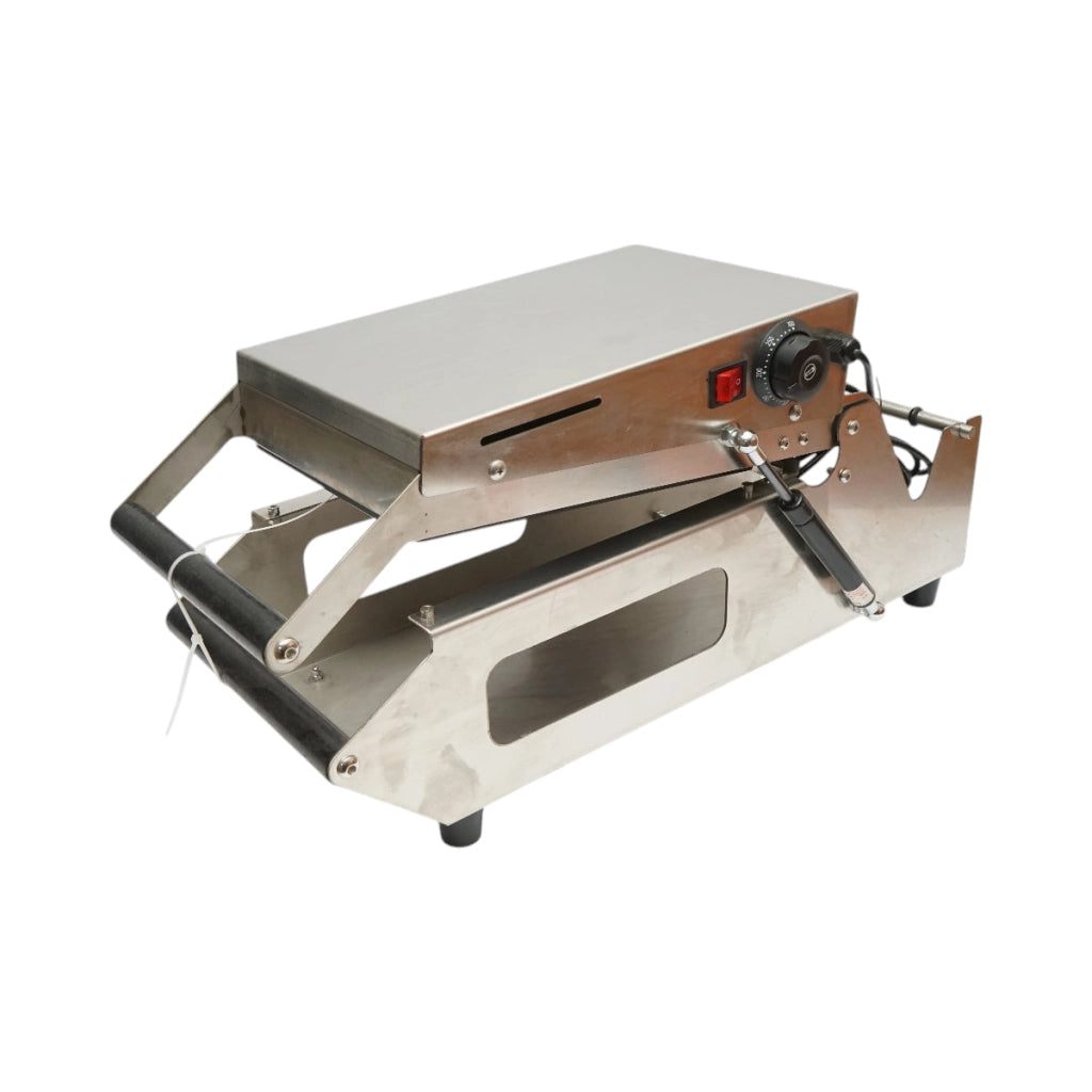 Termosigillatrice manuale per vaschette alimentari  Sigillatrice per vaschette alimentari in acciaio inossidabile-macchina semiautomatica per la sigillatura a caldo di vaschette