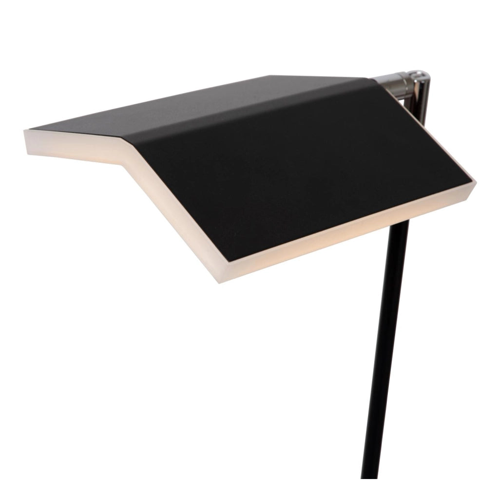Lampada da terra LED AARON nera metallo Lucide