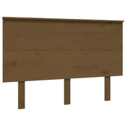Testiera | Testata per Letto ambra 124x6x82,5cm in Legno Massello di Pino