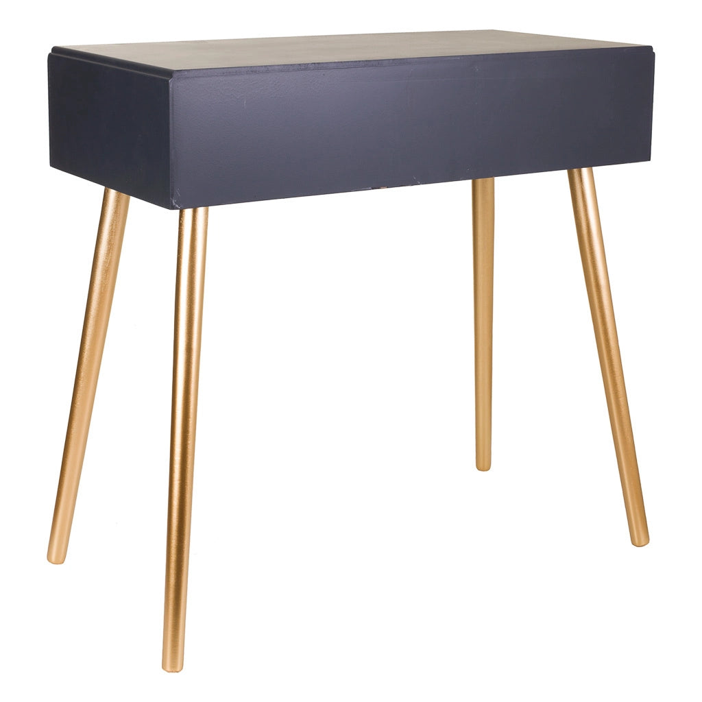 Mobile da ingresso in legno grigio scuro 82x41x78h