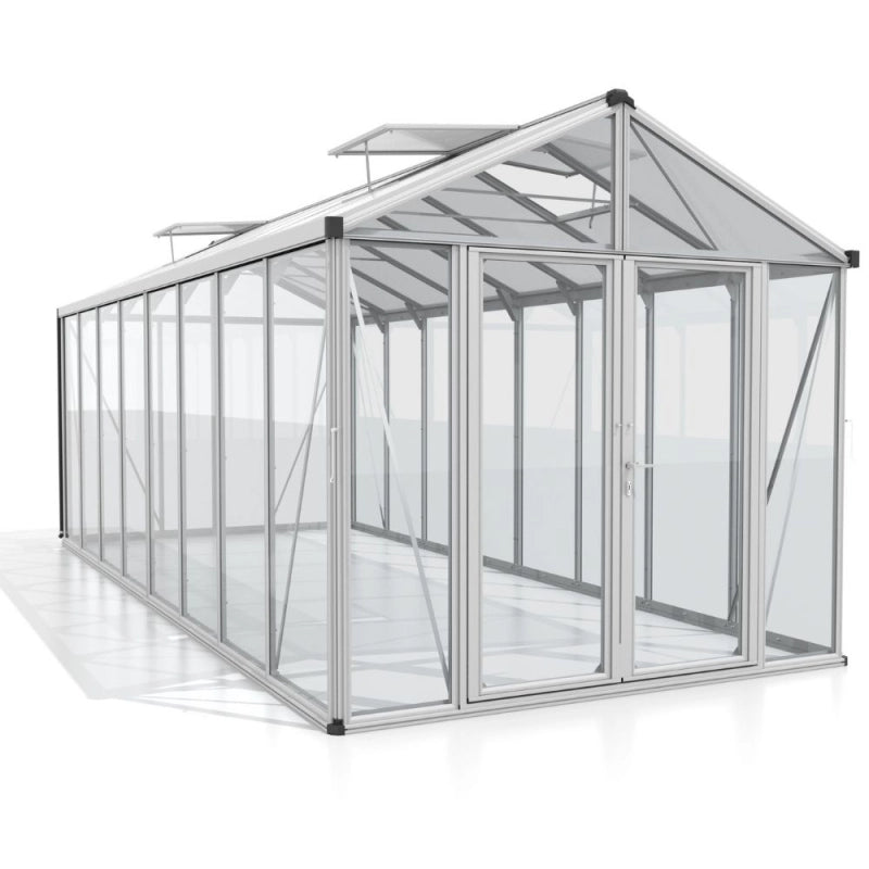 Serra Vitavia Zeus 15700 vetro e Policarbonato 10 mm 258x614x250 cm
