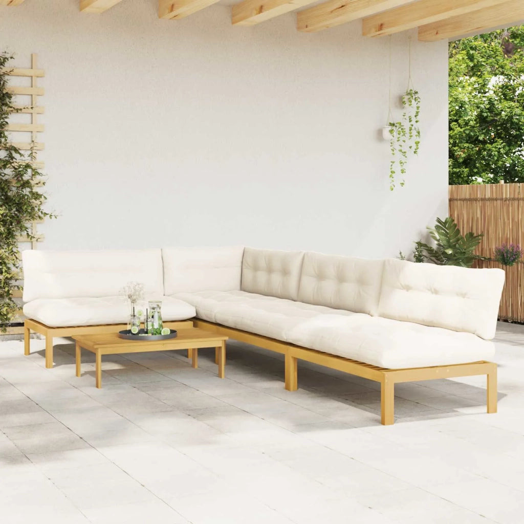 5 Pezzo Unità di divano pallet da giardino 3418257