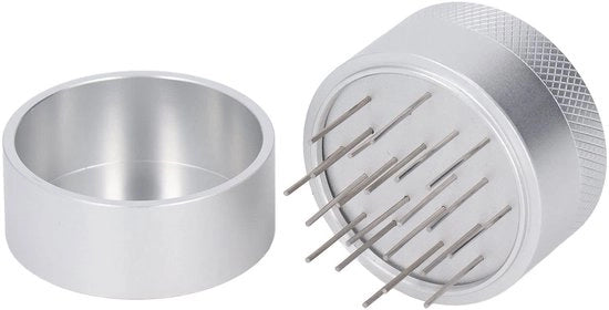 Accessorio per Barista - Distributore di Caffè in Acciaio Inossidabile - Naald - Distributore Uniforme - Profondità di Stampo Costante - Estrazione Migliorata - Accessorio per Caffè