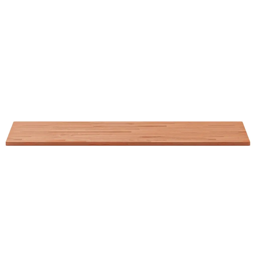 Piano Tavolo 100x50x1,5cm Rettangolare Legno Massello Faggio 3188890