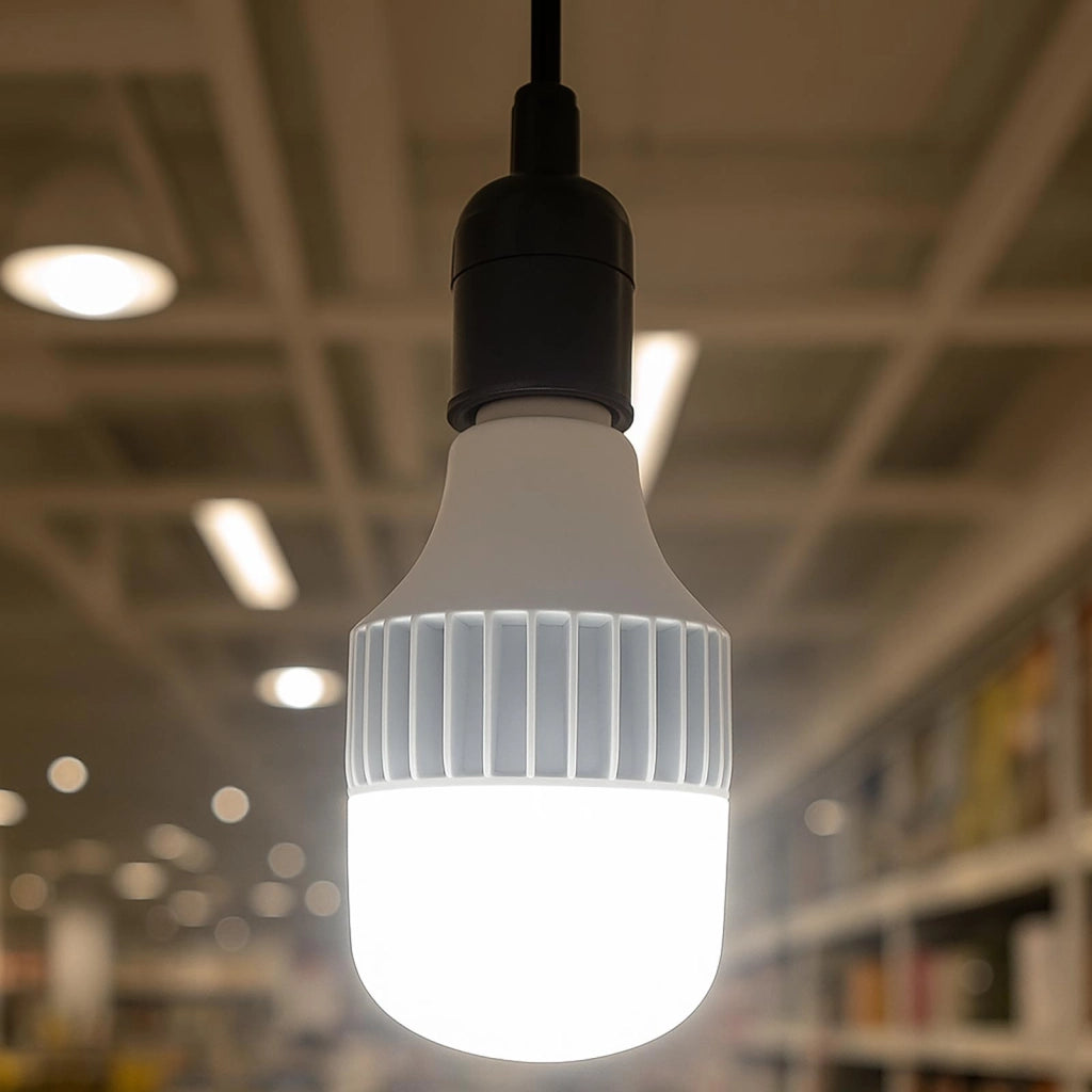 Lampada TURBO LED E27 30W alta resa 141W 2300 lumen illuminazione per grandi ambienti luce negozio centro commerciale 6400K