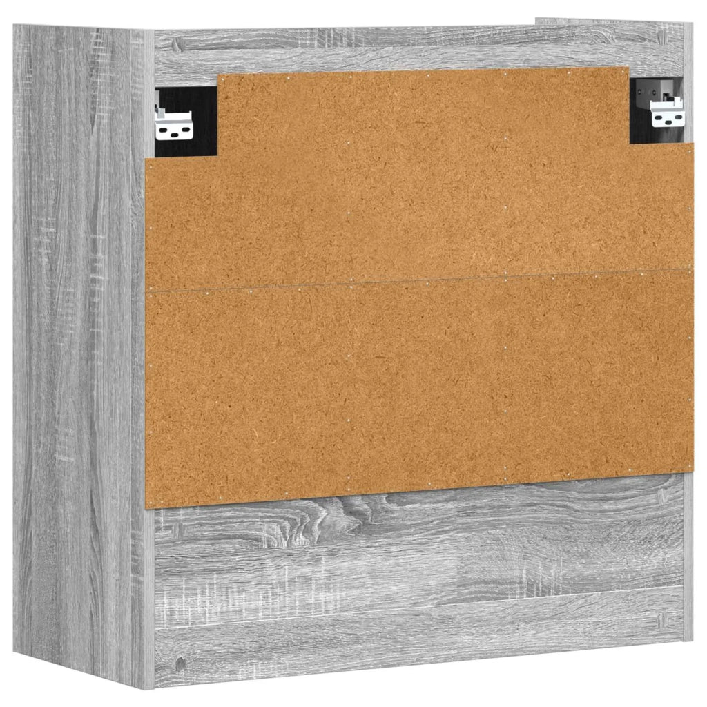 Scaffale da parete A parete Sonoma grigio 80 x 36 x 80 cm 8011376