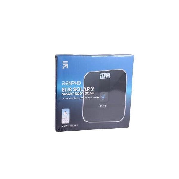 Renpho scale elis solar 2 smart wlan bluetooth black schwarz peu-r-a020-bk peura020bk (peu-r-a020-bk) - 169736