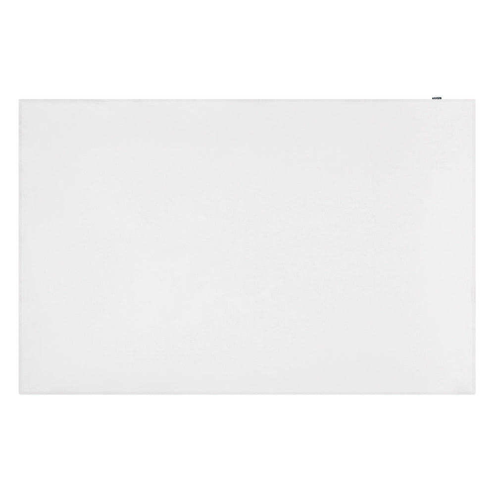 Copripiumino per coperta ponderata Bianco Tessuto poliestere 100 x 150 cm Motivo solido Design moderno Tessile camera da letto