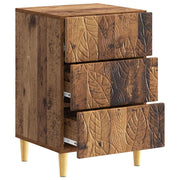 Comodino | Armadio da Notte | Mobiletto da notte Legno antico 43 x 39,5 x 66,5 cm Legno ingegnerizzato