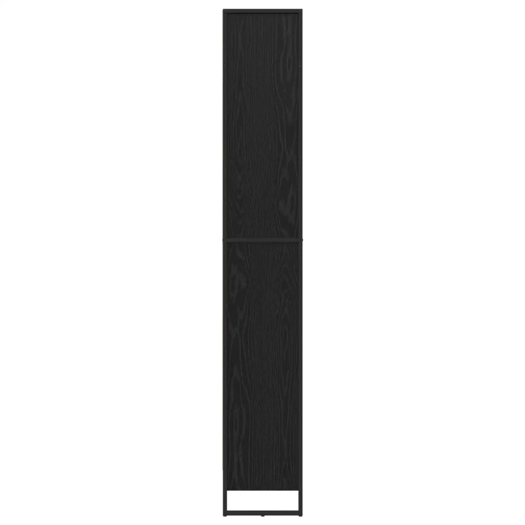 Armadio per Libri 2 pcs Rovere Nero 60 x 30 x 189,5 cm