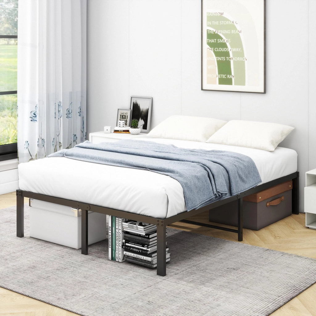 LETTO in Metallo 120x200 cm Nero