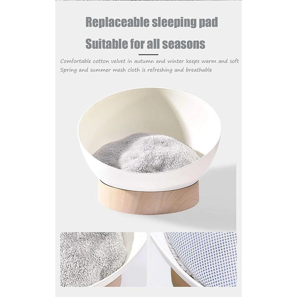 Trade Shop - Cuccia Per Gatti Cani Casa A Guscio Uovo Universale Con Cuscino Multifunzionale -