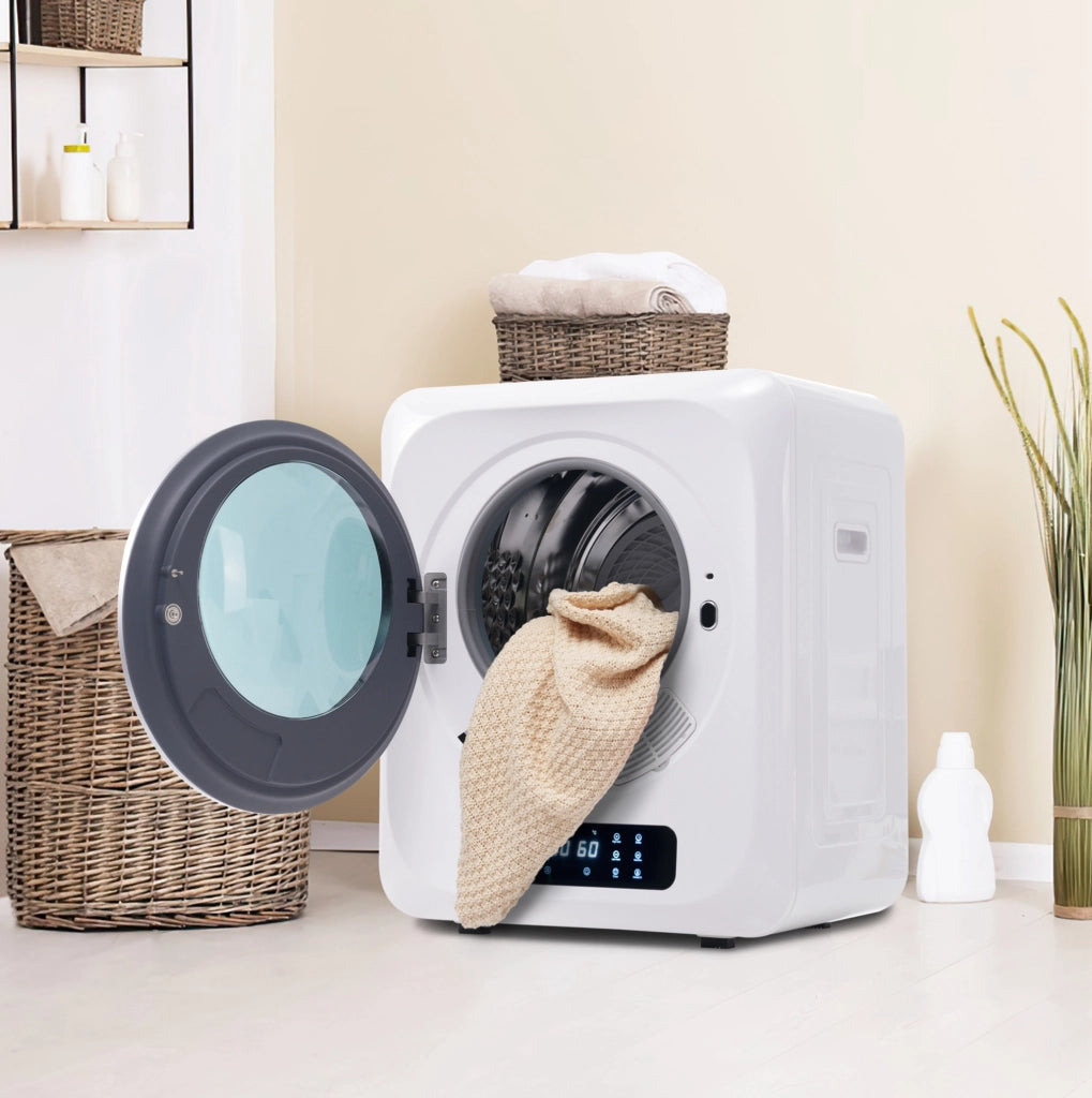 Asciugatrice a parete 3 kg; capacità effettiva 4 kg; 850 W; 6 programmi; LED; bianco