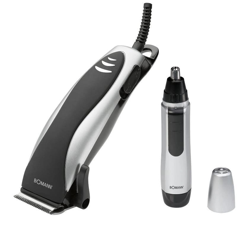 Set Macchinetta Tagliacapelli + Trimmer Tagliapeli Naso e Orecchie Bomann
