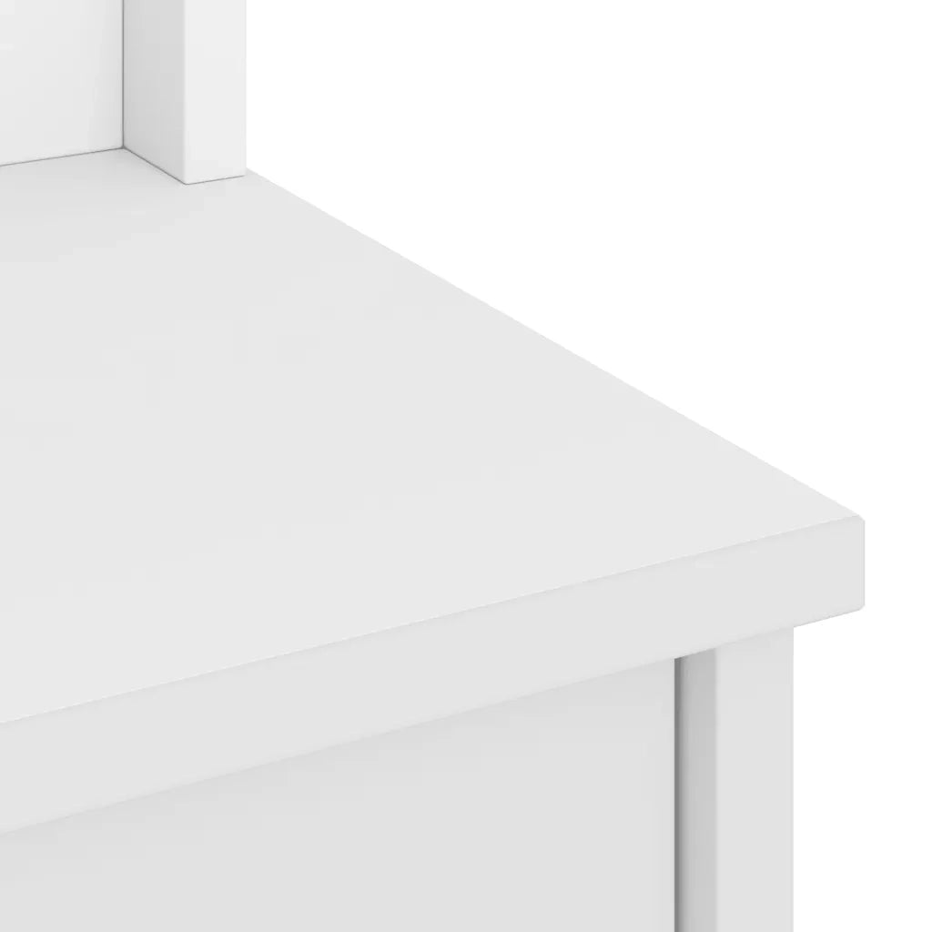 Albero da Ingresso SANDNES Bianco 45x40x159,5 cm Legno di Pino 4010486