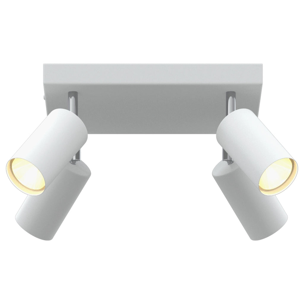 Faretto da soffitto 4 vie regolabile bianco GU10