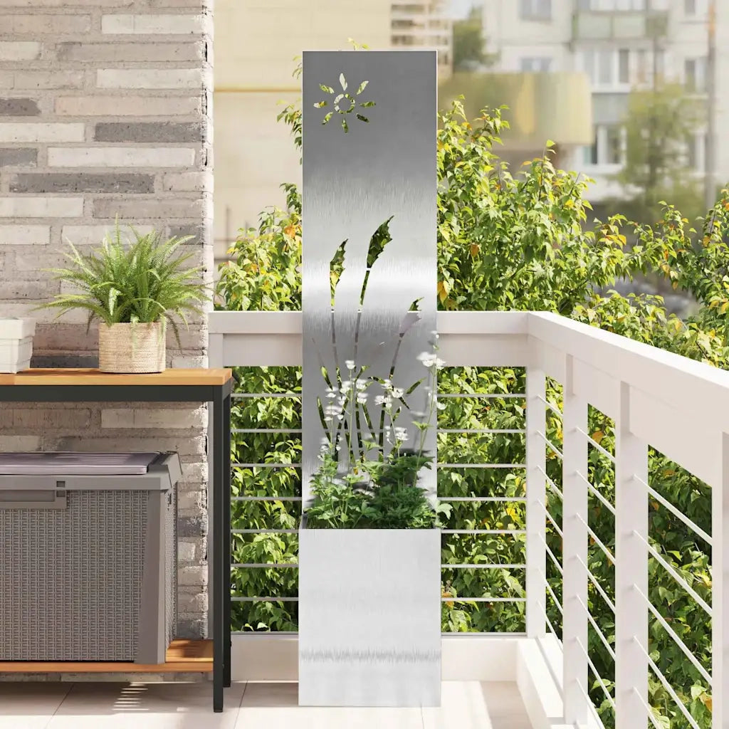 Schermo per privacy in giardino Traforo Argento 32 x 150 cm CFW2759201