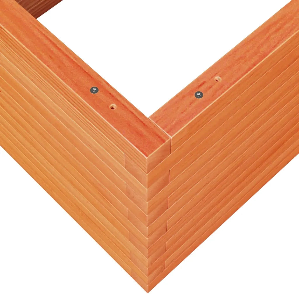 Fioriera Giardino Marrone Cera 110x60x46 cm Legno Massello Pino 3282461