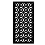 PLENITUDE - Pannello in PVC traforato - Parasole Colore: nero, Misura: 73x148 cm