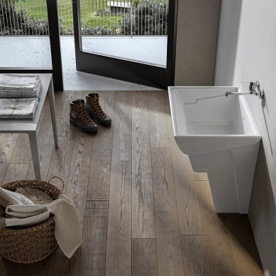Pilozzo lavatoio 60x50 cm da appoggio in ceramica modello Messico