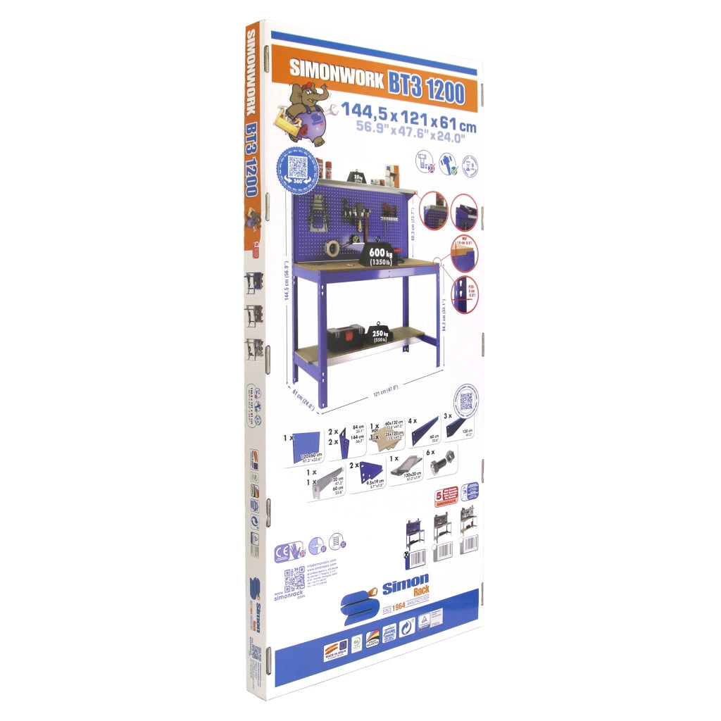 SIMONWORK BT3 900 AZUL/MADERA