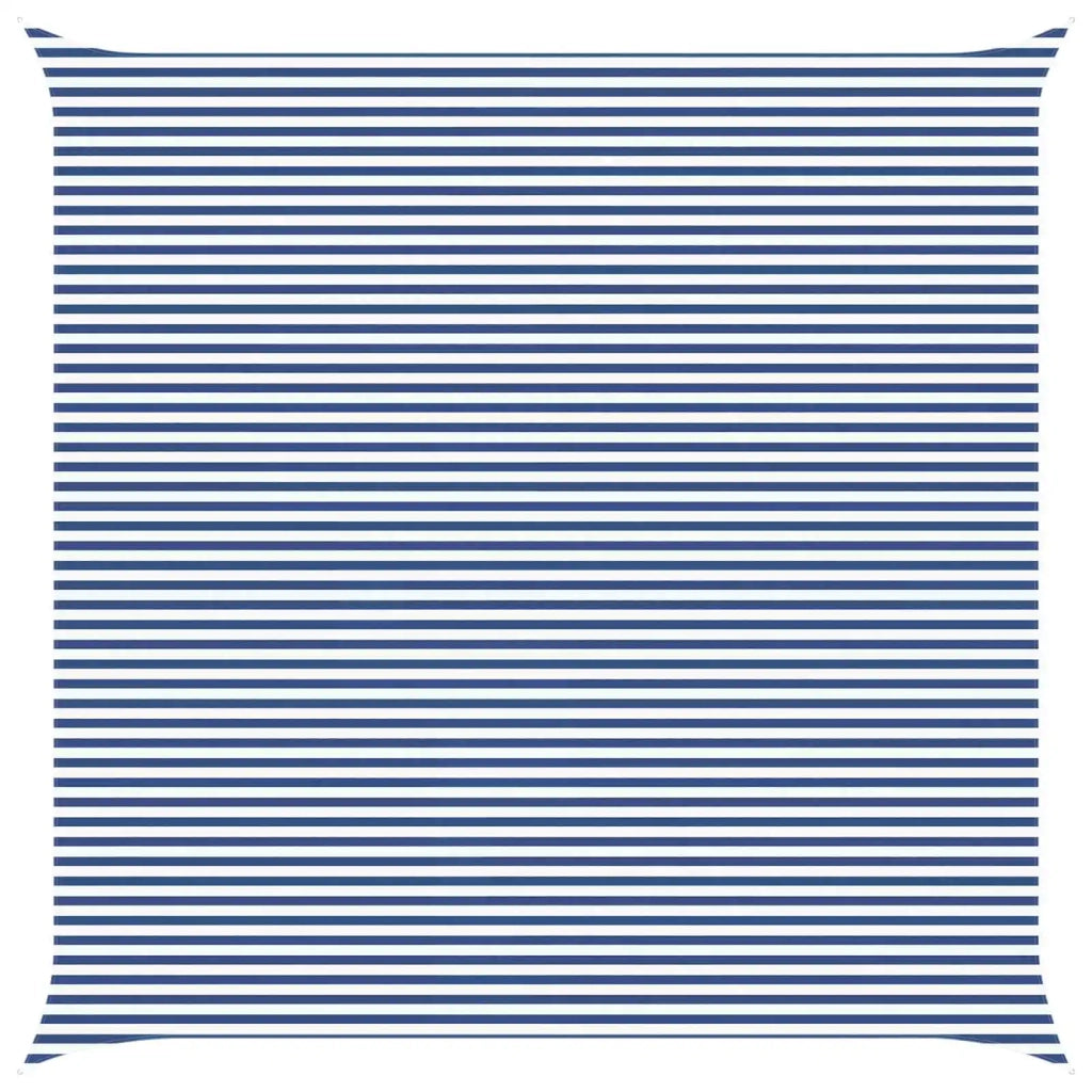 Vela da ombra solare Blu e Bianco 7 x 7 m